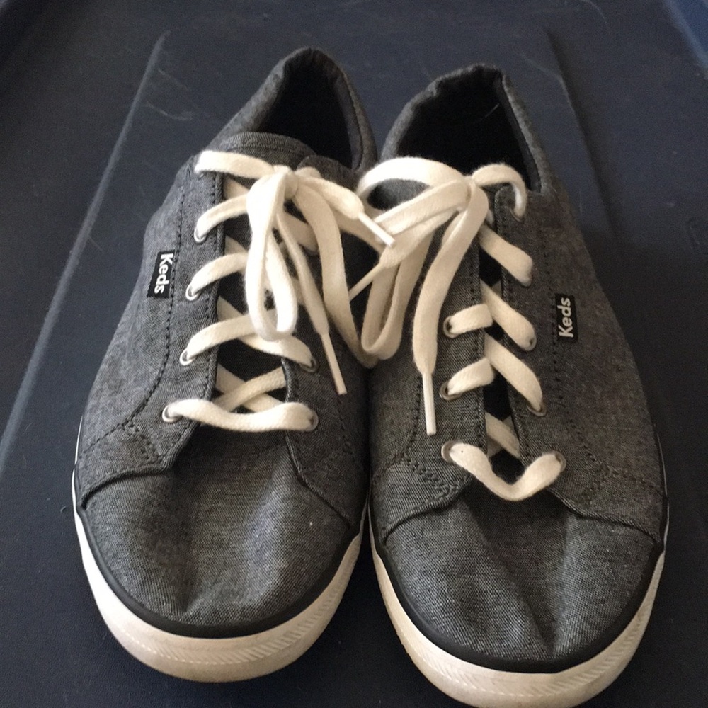 Charcoal gray Keds